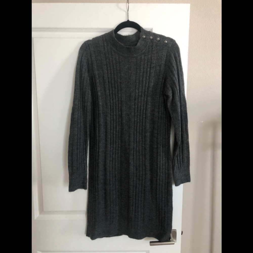 NEW: Banana Republic Grey Sweater Dress